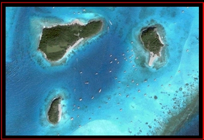 Tobago Cays (Google Earth)